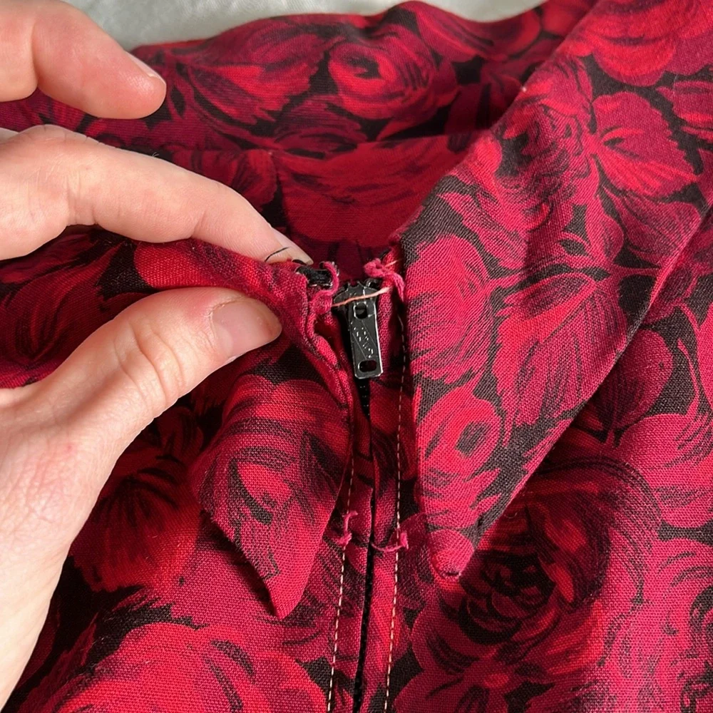 1960’s Rose Cocktail Dress - Picture 10 of 10